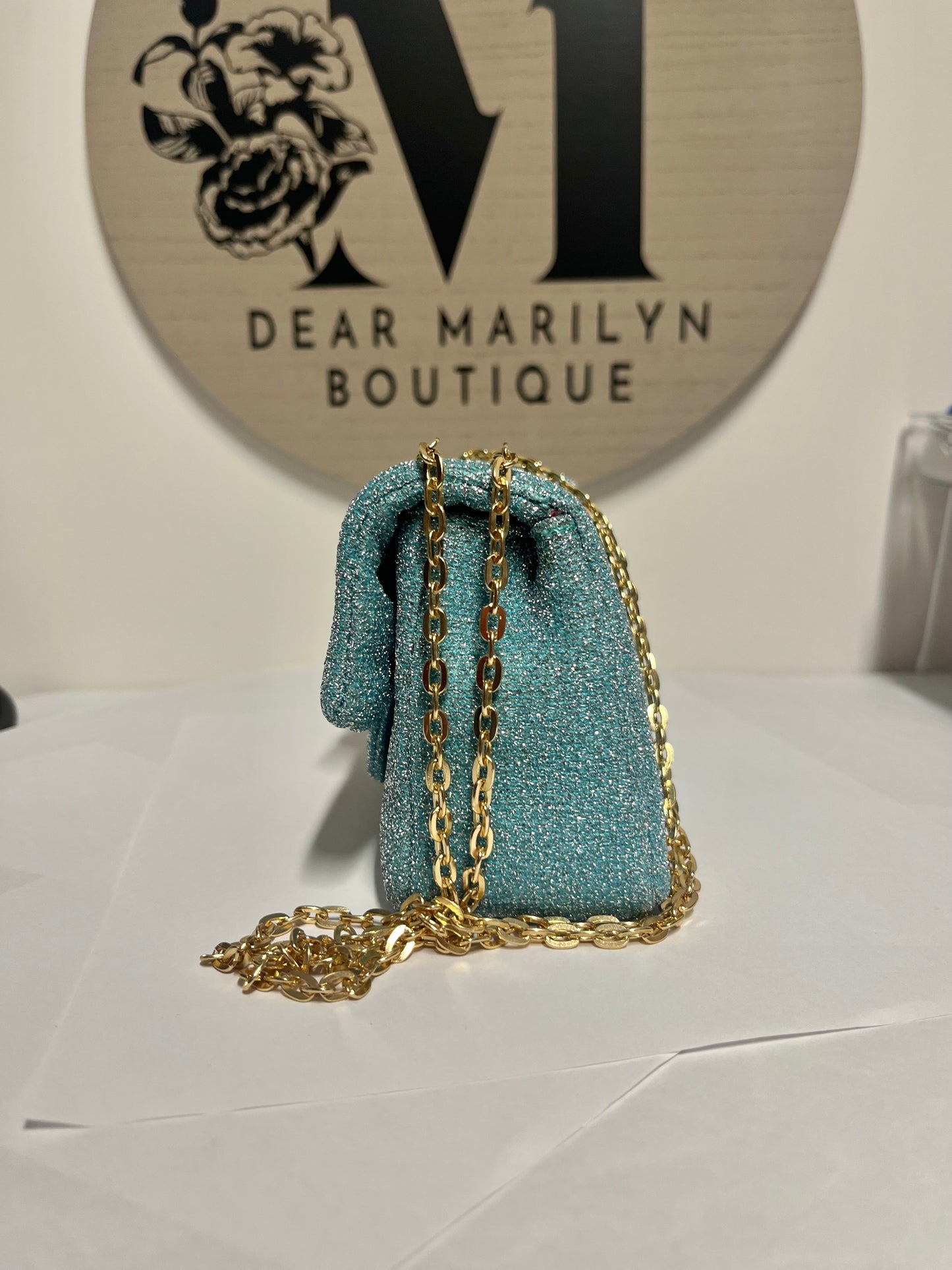 Sky Blue Mini Purse