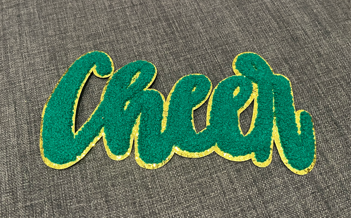 Green Cheer Patch