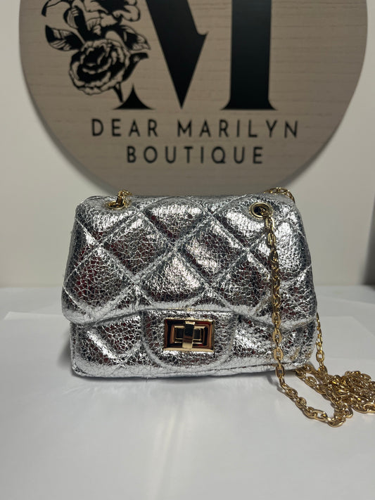 Silver Mini Purse