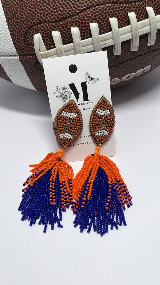 Orange and Blue Football