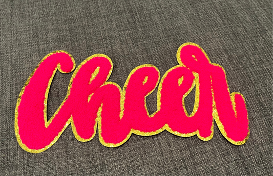 Pink Cheer Patch