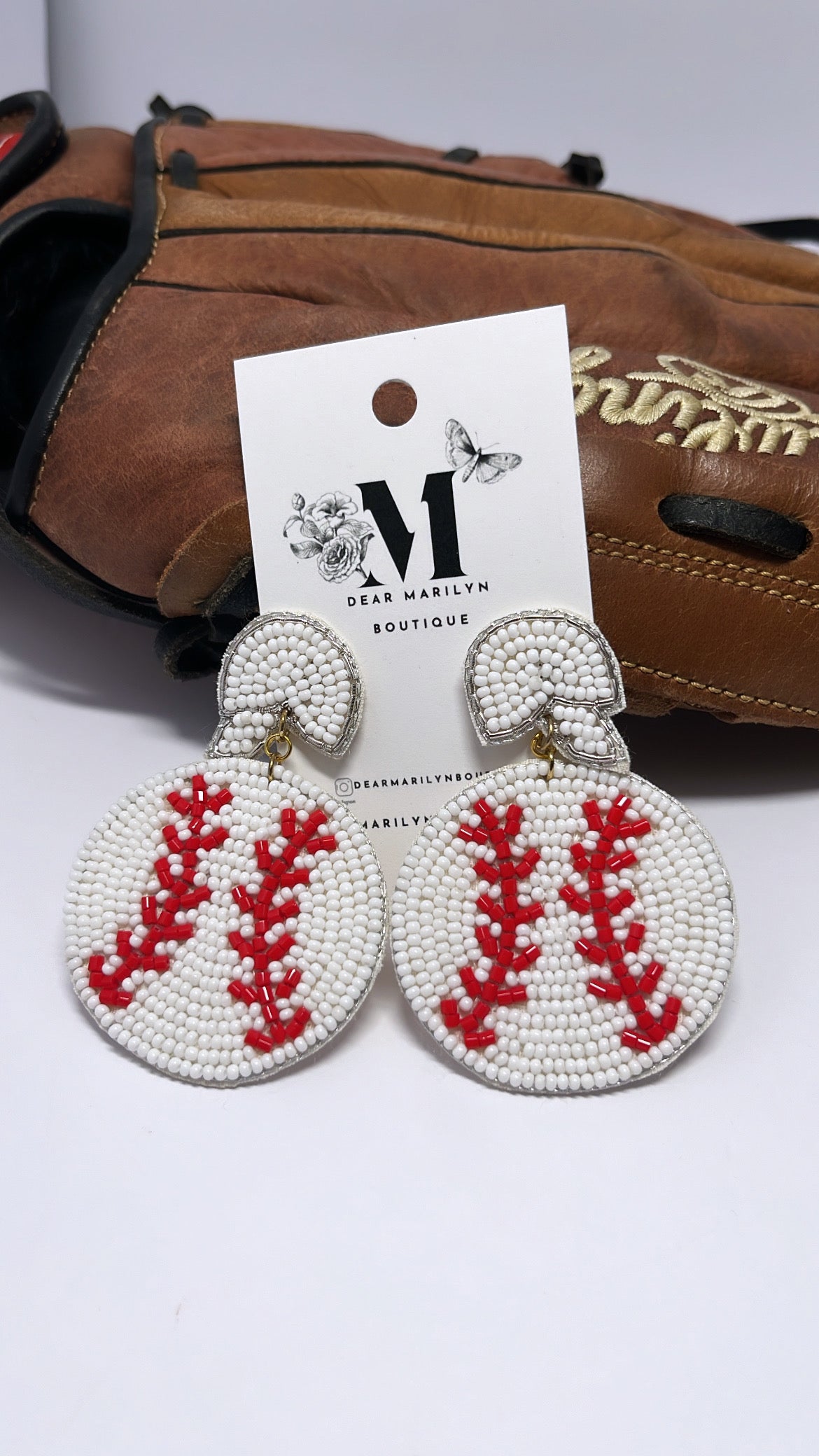 Baseball Earrings