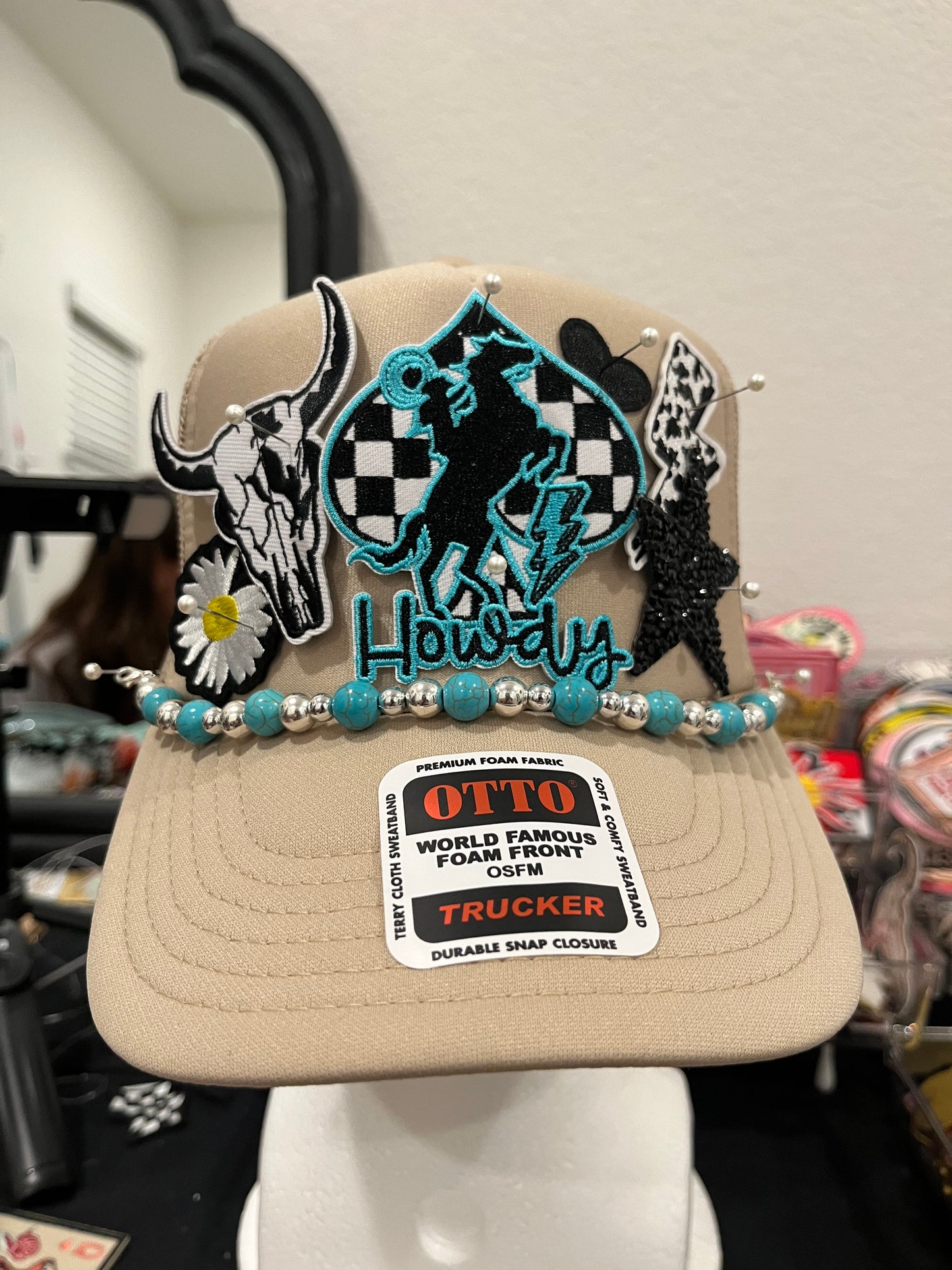 Turquoise Howdy Hat